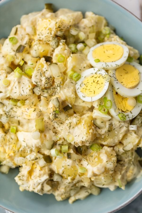 Instant Pot Potato Salad with Dill Pickles - The Cookie Rookie®