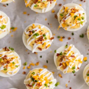 Loaded Deviled Eggs with Bacon Recipe - 79