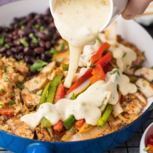 Chicken Fajitas Recipe   Queso Smothered Chicken Fajita Recipe  VIDEO  - 65