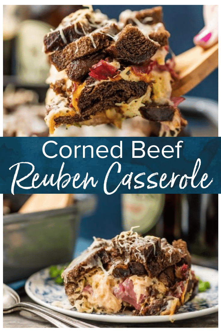 Reuben Casserole Recipe (Corned Beef Casserole) - The Cookie Rookie®