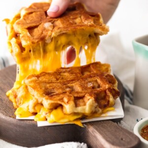 Apple Cheddar Waffle Sandwich  Waffle Grilled Cheese  Recipe - 62