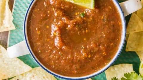 Easy Homemade Salsa (Blender Salsa) Recipe - The Cookie Rookie®