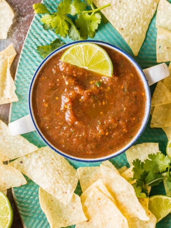 featured blender salsa (easy homemade salsa)