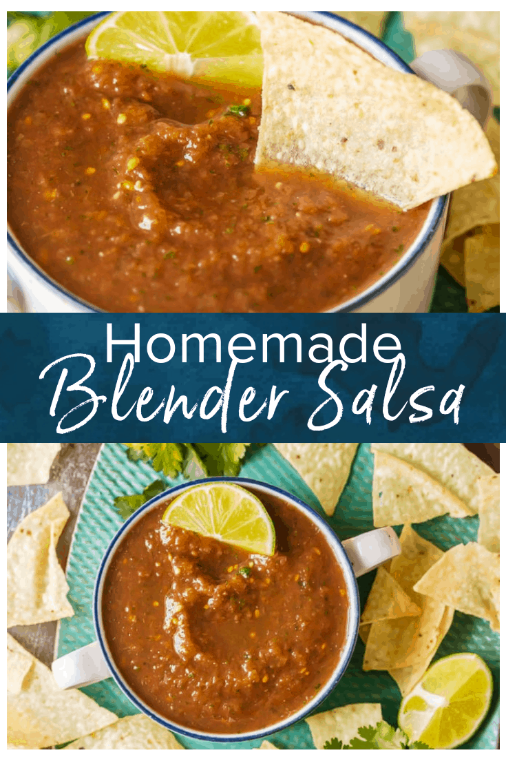 Easy Homemade Salsa (blender Salsa) Recipe - The Cookie Rookie®