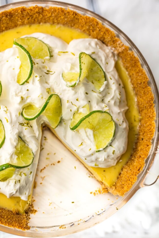 Easy Key Lime Pie Recipe (Best Ever!) - The Cookie Rookie®