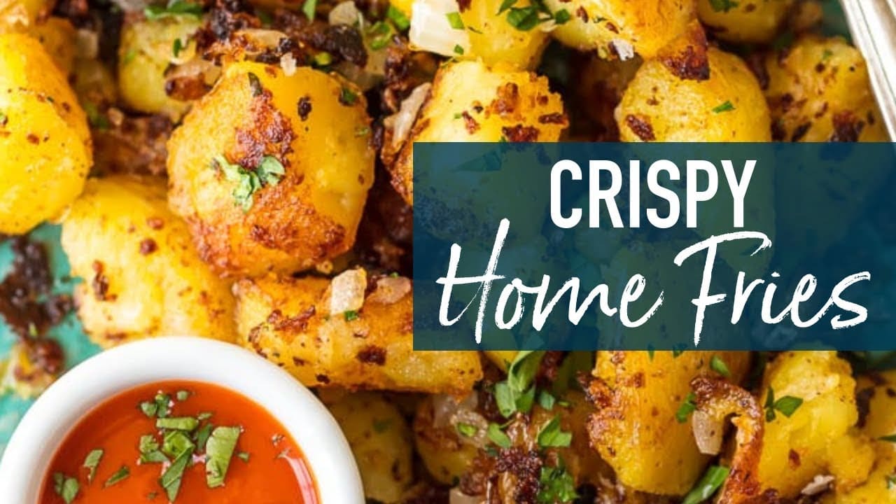 Home Fries Recipe - Crispy Breakfast Potatoes - VIDEO!!!