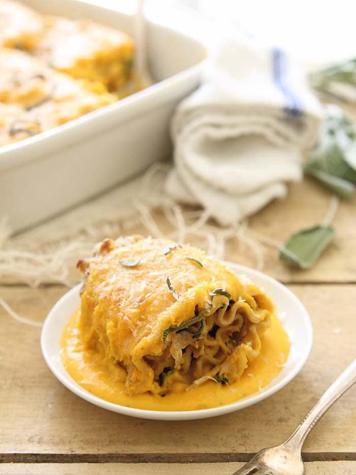 Butternut Squash Lasagna Roll-Ups | Running to the Kitchen