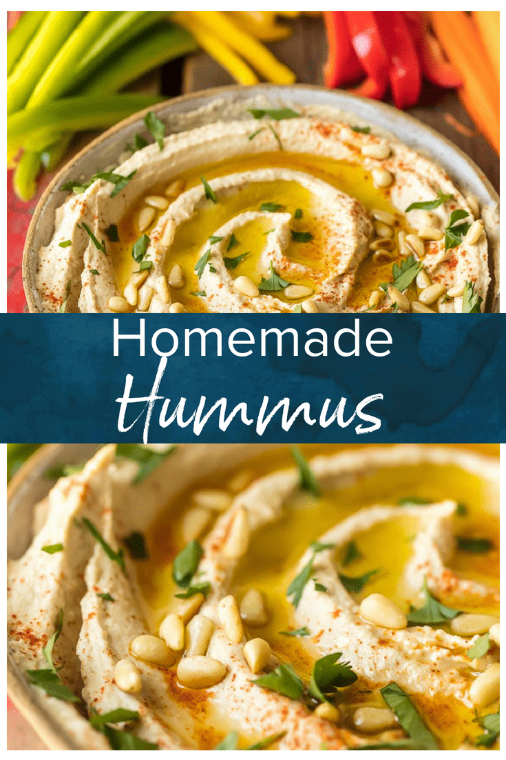 Homemade Hummus (BEST Hummus Recipe) VIDEO!!!