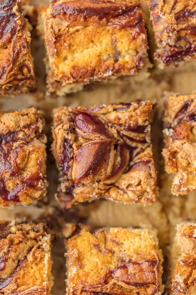 Peanut Butter And Jelly Bars Peanut Butter And Jelly Cake Snacks