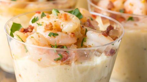 Shrimp and Grits Appetizer Cups