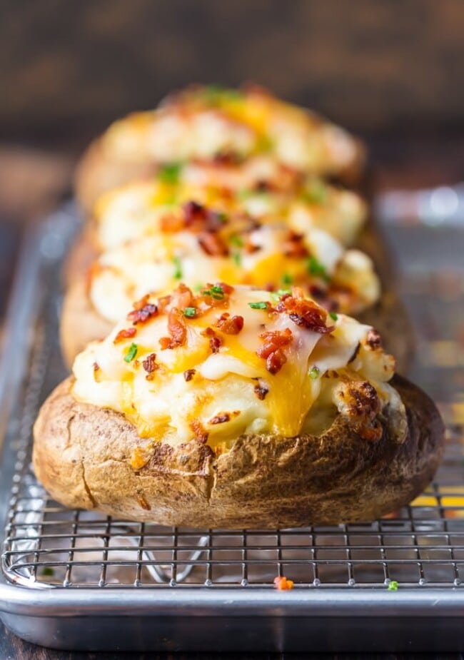 Twice Baked Potatoes Recipe {VIDEO} - The Cookie Rookie