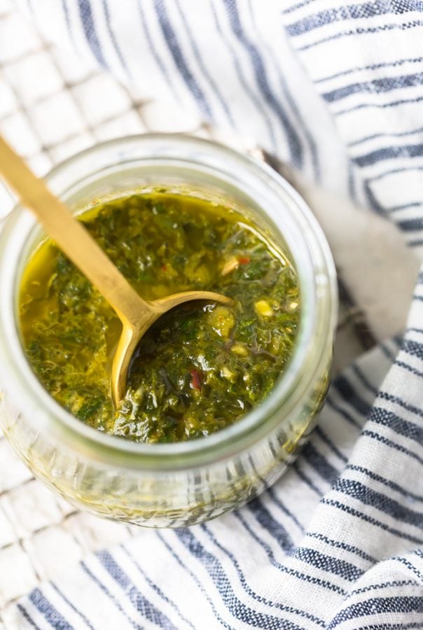 Chimichurri Sauce Recipe (How to Make Chimichurri Sauce) (VIDEO!!!)