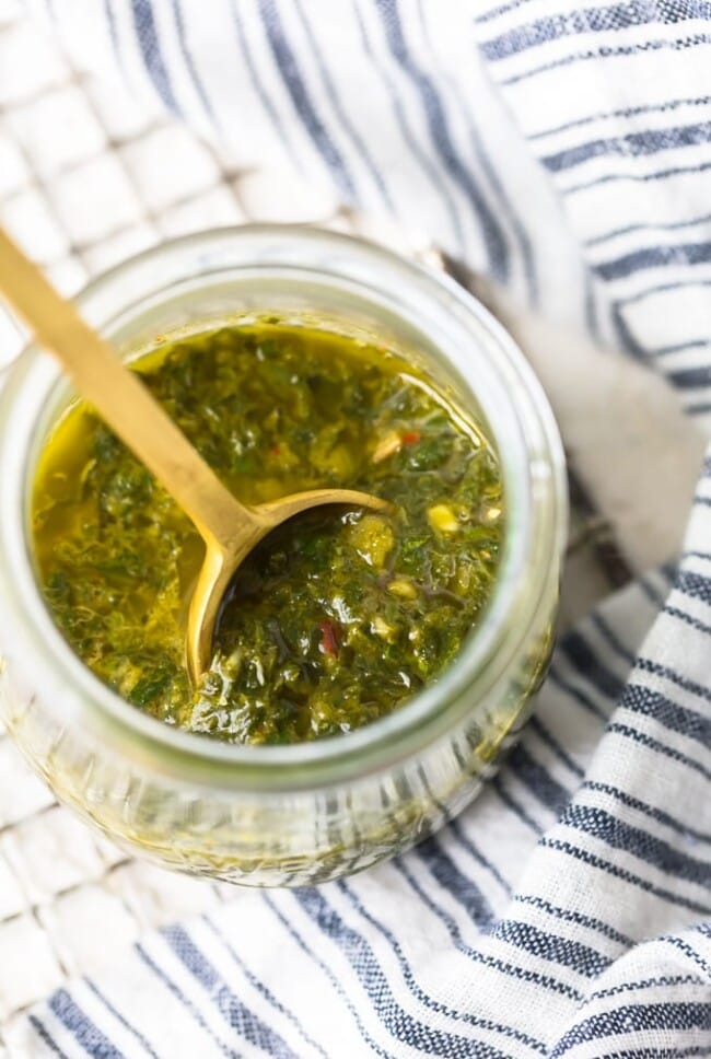 Chimichurri Sauce Recipe (how To Make Chimichurri Sauce) (video!!!)