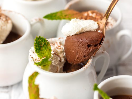 Chocolate Pots de Creme - Hot Chocolate Pots de Créme & Marshmallow