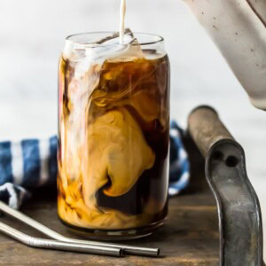 French Vanilla Iced Coffee with Homemade Vanilla Syrup Recipe - 75