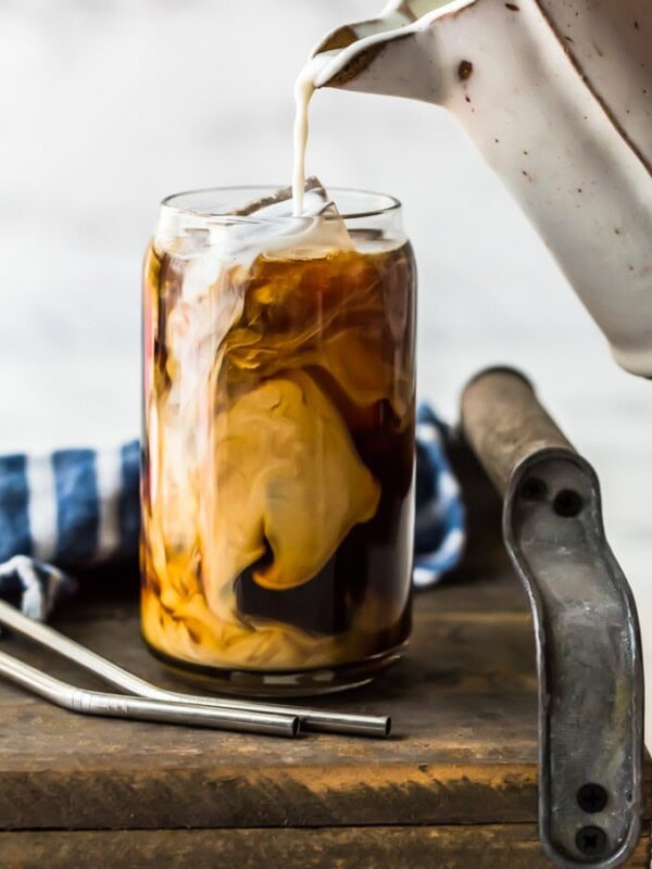 iced coffee with creamer