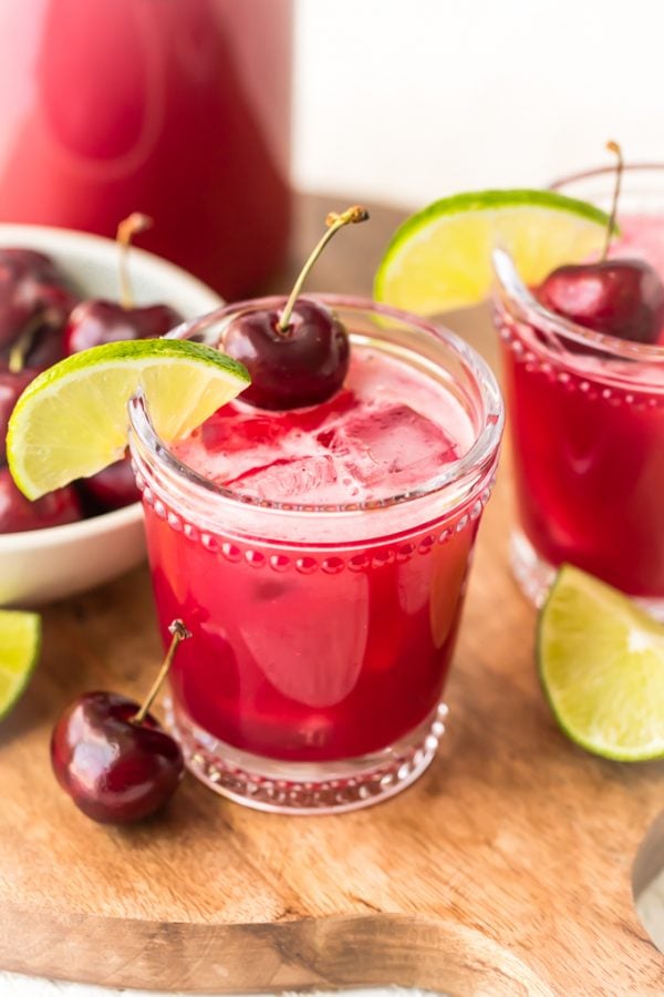 Cherry Limeade Recipe (Non-Alcoholic and Vodka Versions)