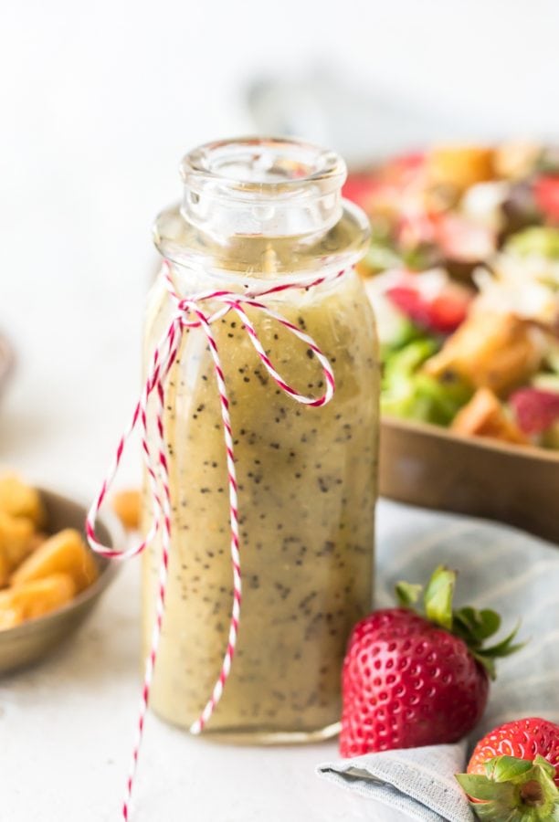 Poppy Seed Dressing Recipe (Vinaigrette Dressing) The Cookie Rookie