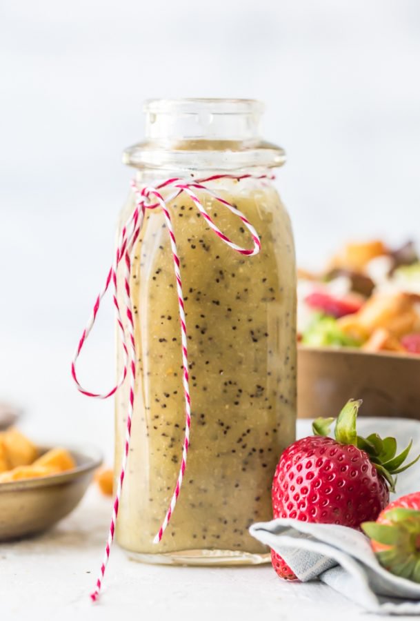 Poppy Seed Dressing Recipe (Vinaigrette Dressing) The Cookie Rookie