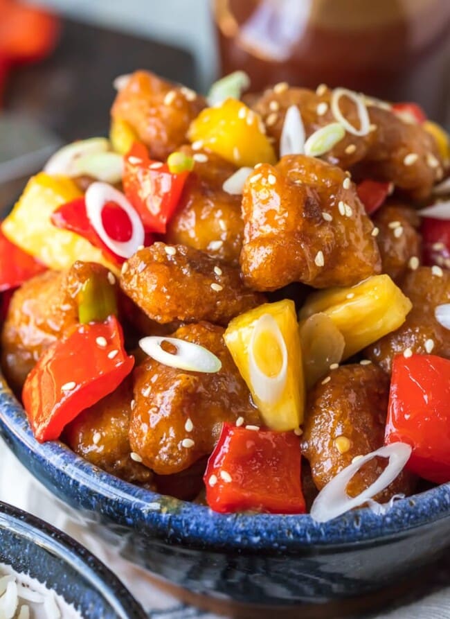 Sweet and Sour Chicken Recipe - The Cookie Rookie