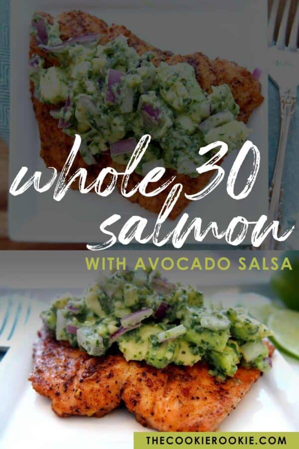 Grilled Salmon Recipe With Avocado Salsa Whole30 Salmon Video