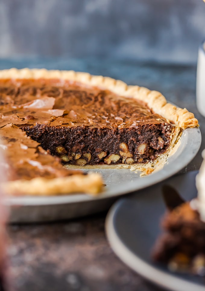 Brownie Pie Recipe - Easy Fudge Brownie Dessert - VIDEO!!!