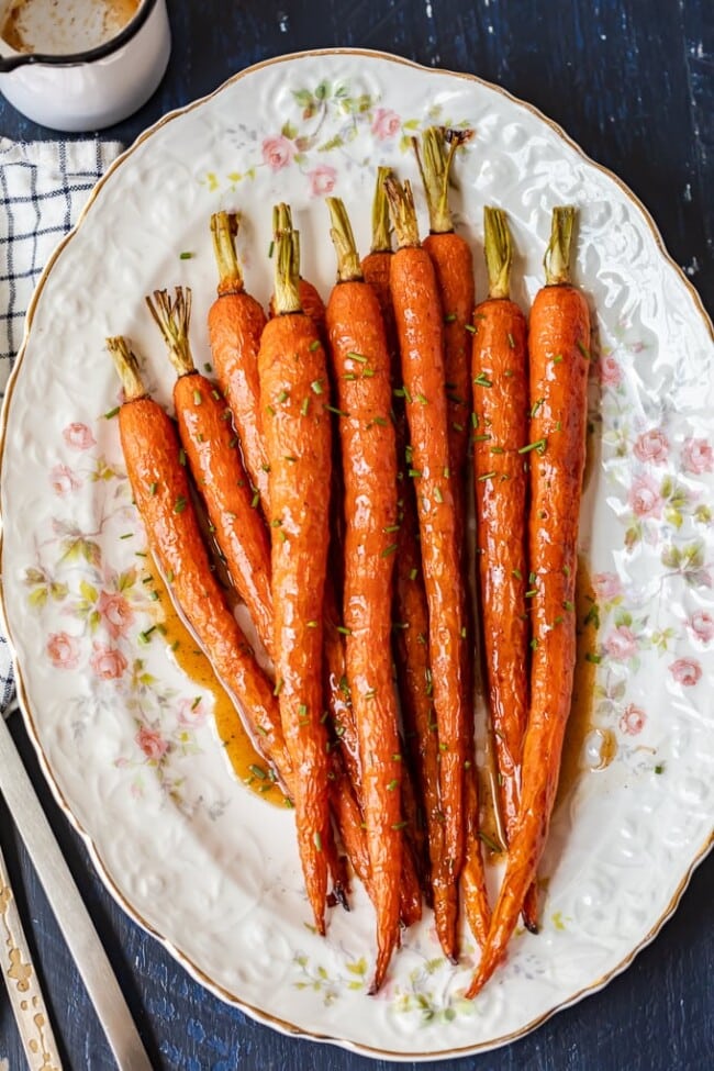 Honey Glazed Carrots Recipe with Ginger (VIDEO)