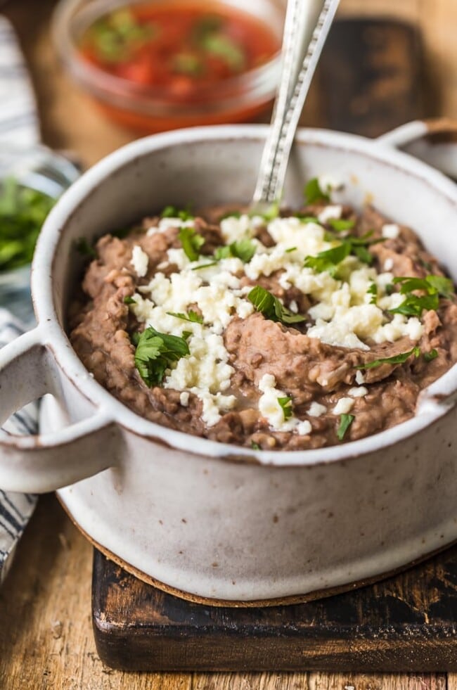 Homemade Refried Beans Recipe - The Cookie Rookie