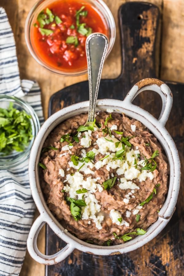 Homemade Refried Beans Recipe - The Cookie Rookie