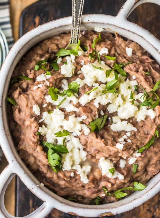 Homemade Refried Beans Recipe - The Cookie Rookie