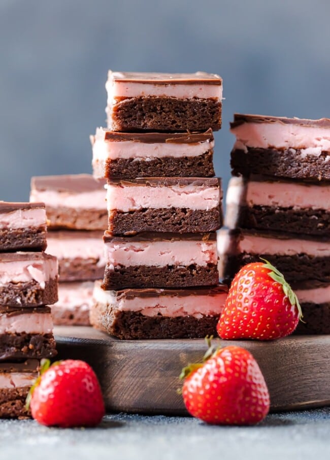 Strawberry Brownies (Strawberry Brownie Recipe) VIDEO!!!