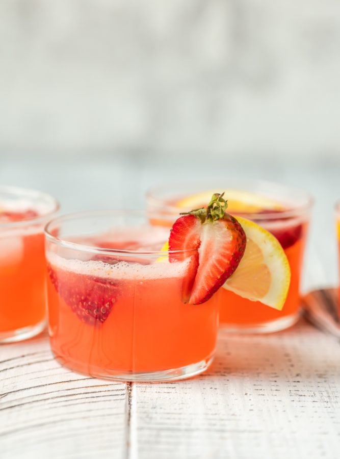 Strawberry Lemonade Party Punch Recipe - VIDEO!!