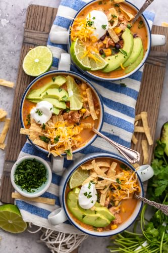 Creamy Chicken Tortilla Soup Recipe {VIDEO} - The Cookie Rookie®