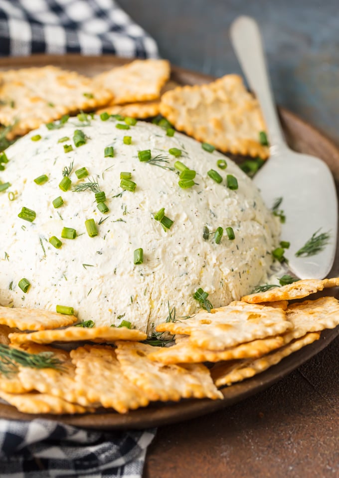 Herb Coeur a la Creme, savory cream cheese dip