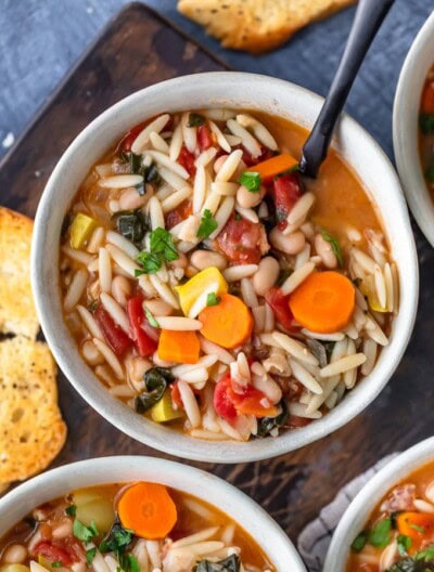 Minestrone Soup Recipe (with Pancetta) - (VIDEO!!)