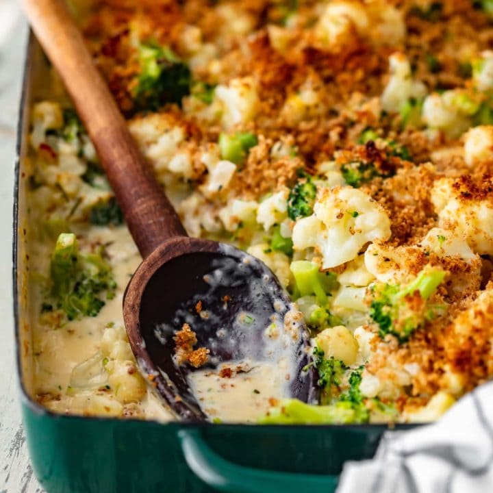 Broccoli And Cauliflower Gratin Recipe