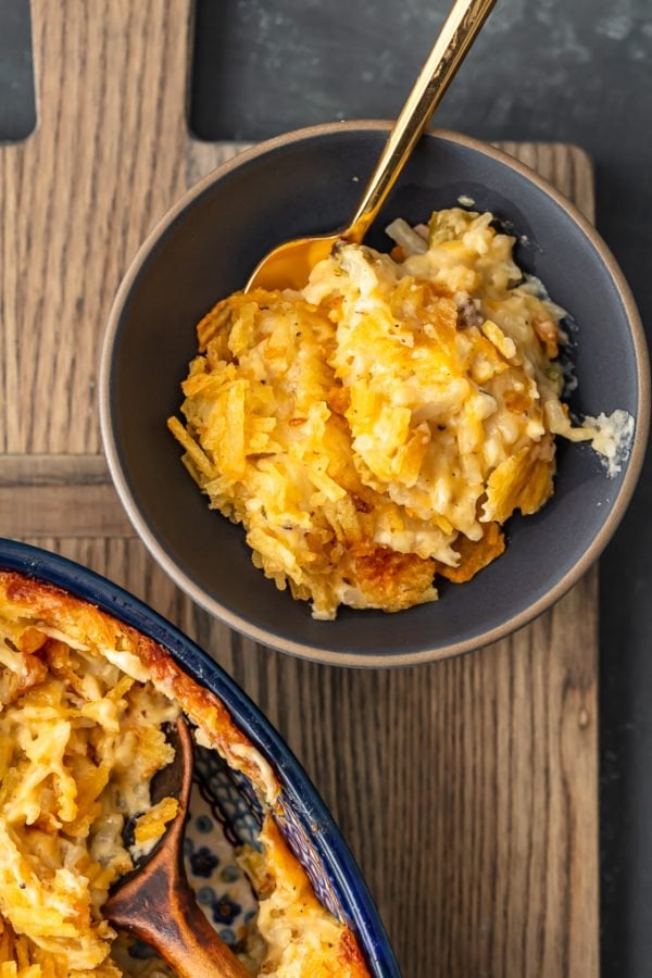 Cheesy Potato Casserole Hash Brown Potato Casserole Recipe