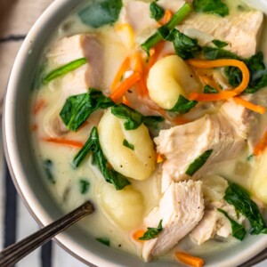 Chicken Gnocchi Soup Recipe  Olive Garden Copycat Recipe  VIDEO  - 70