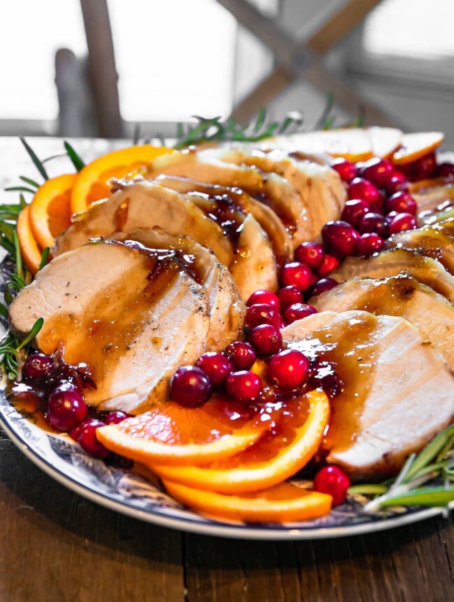 Orange Cranberry Pork Loin Roast Recipe The Cookie Rookie® Video