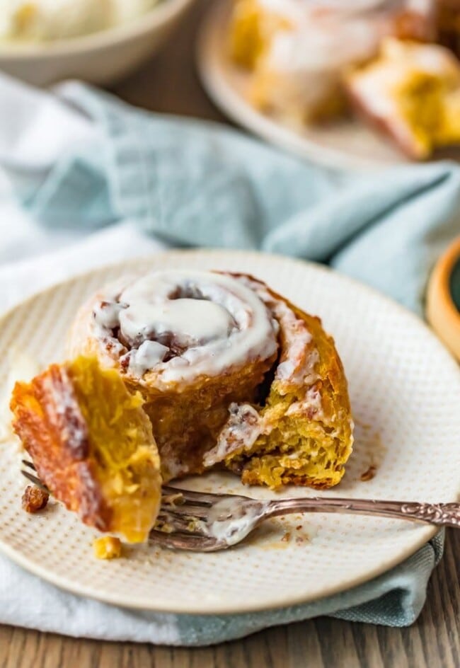 Pumpkin Cinnamon Rolls from Scratch Recipe - The Cookie Rookie®