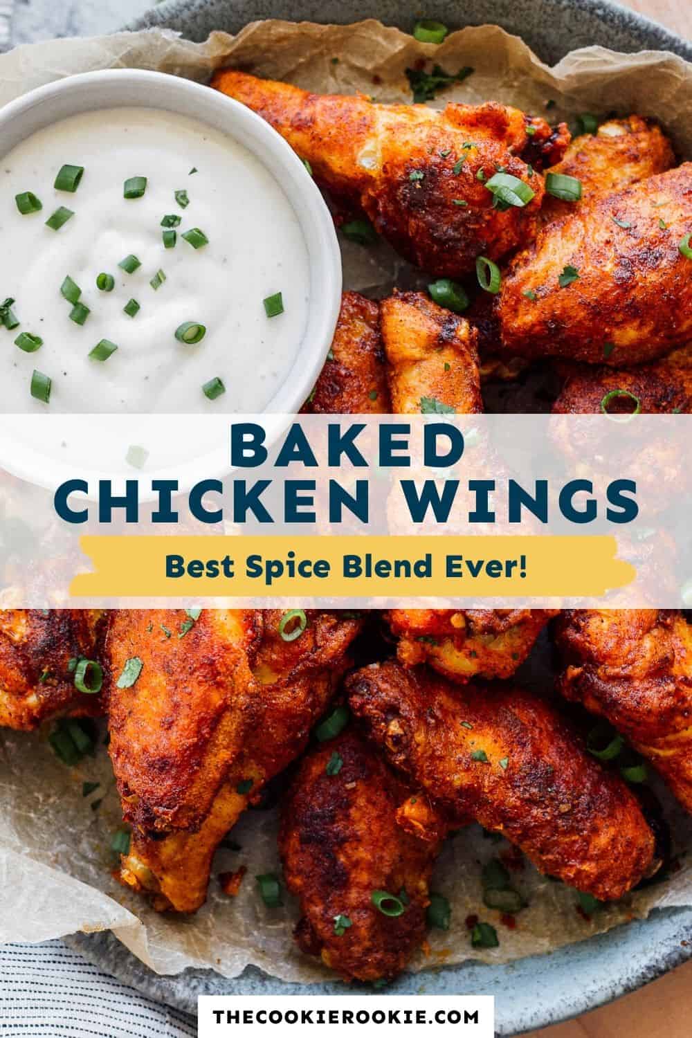 Baked Chicken Wings Recipe The Cookie Rookie®