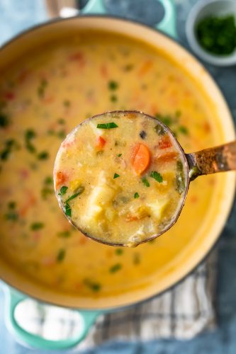 Cheesy Potato Soup Recipe - The Cookie Rookie®