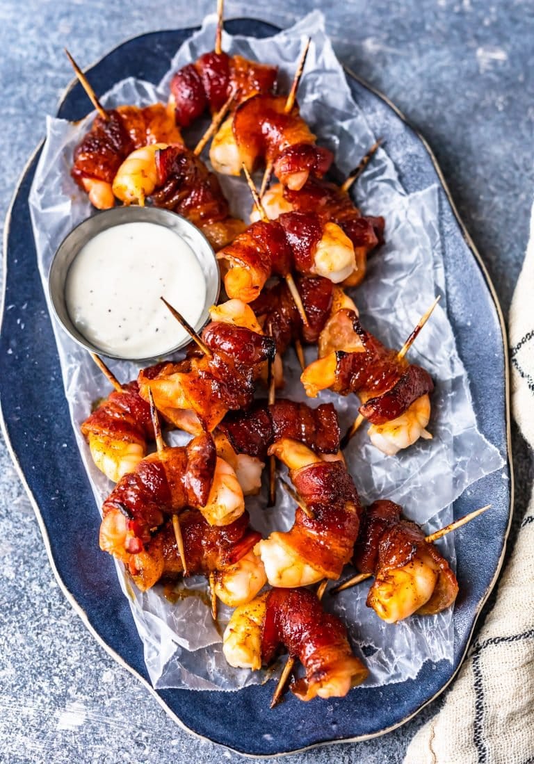Easy Bacon Wrapped Shrimp Appetizer Recipe - VIDEO!!