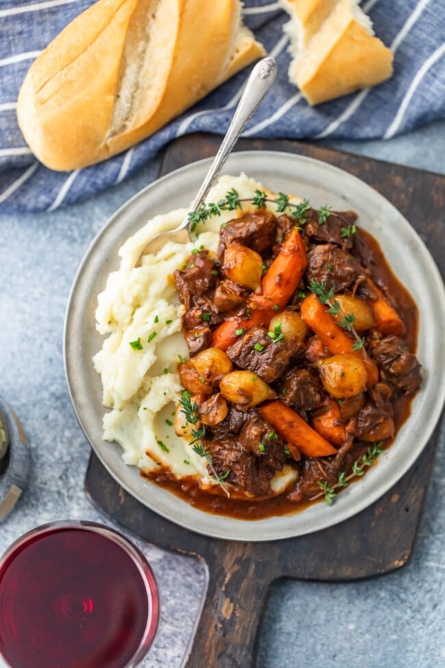 Beef Burgundy Recipe - Beef Bourguignon - VIDEO!!