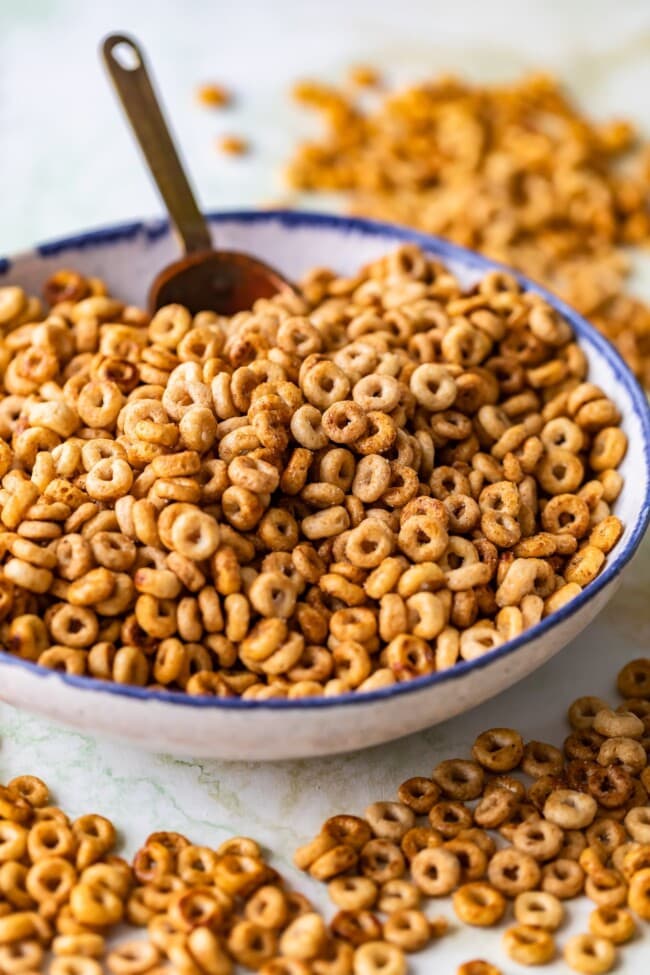 Sweet and Salty Hot Buttered Cheerios Snack Mix Recipe - The Cookie Rookie®