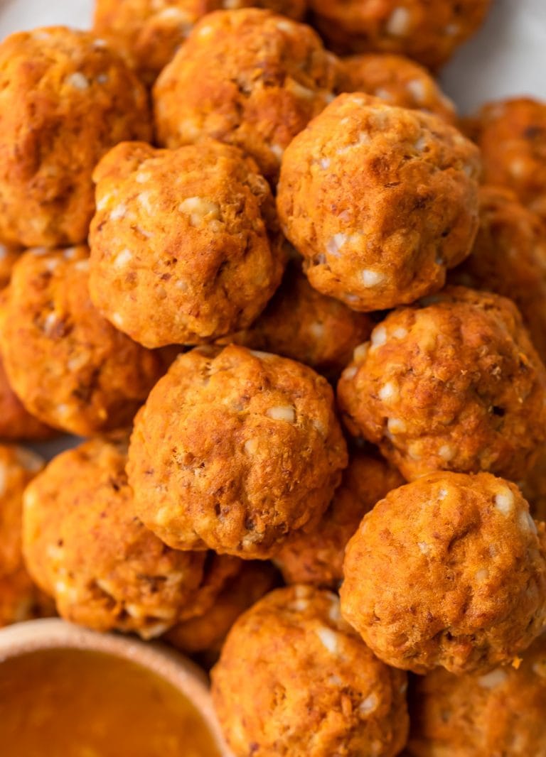 Sweet Potato Chorizo Sausage Cheese Balls Recipe - The Cookie Rookie®