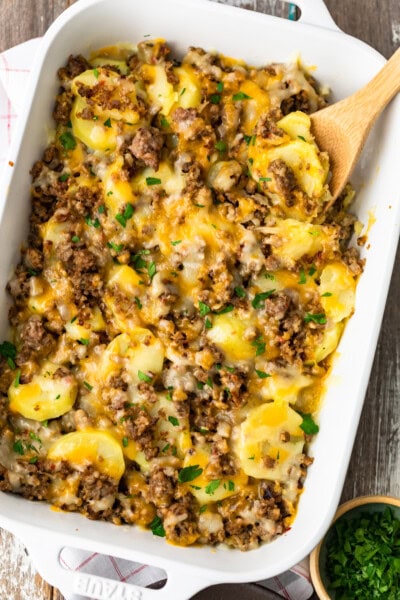 Sausage and Potato Casserole Recipe - The Cookie Rookie®