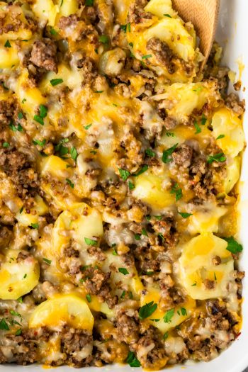 Cheesy Sausage And Potatoes Recipe (sausage Breakfast Casserole)