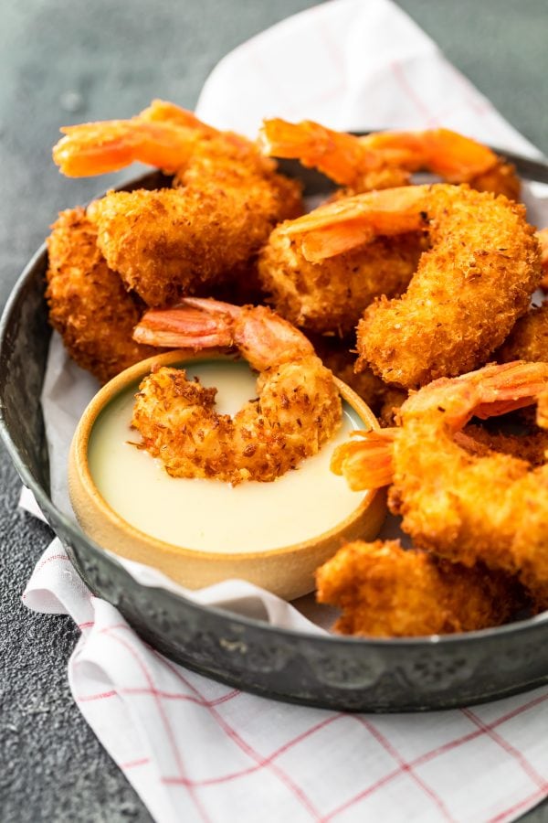 Coconut Shrimp Recipe with Spicy Pina Colada Dipping Sauce