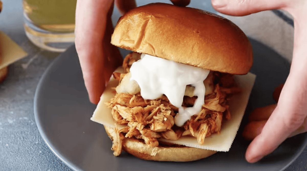 Crockpot Shredded Buffalo Chicken - Kelly Lynn's Sweets and Treats